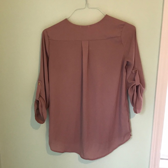Rue21 Blouse with front half way Zip - Picture 2 of 4